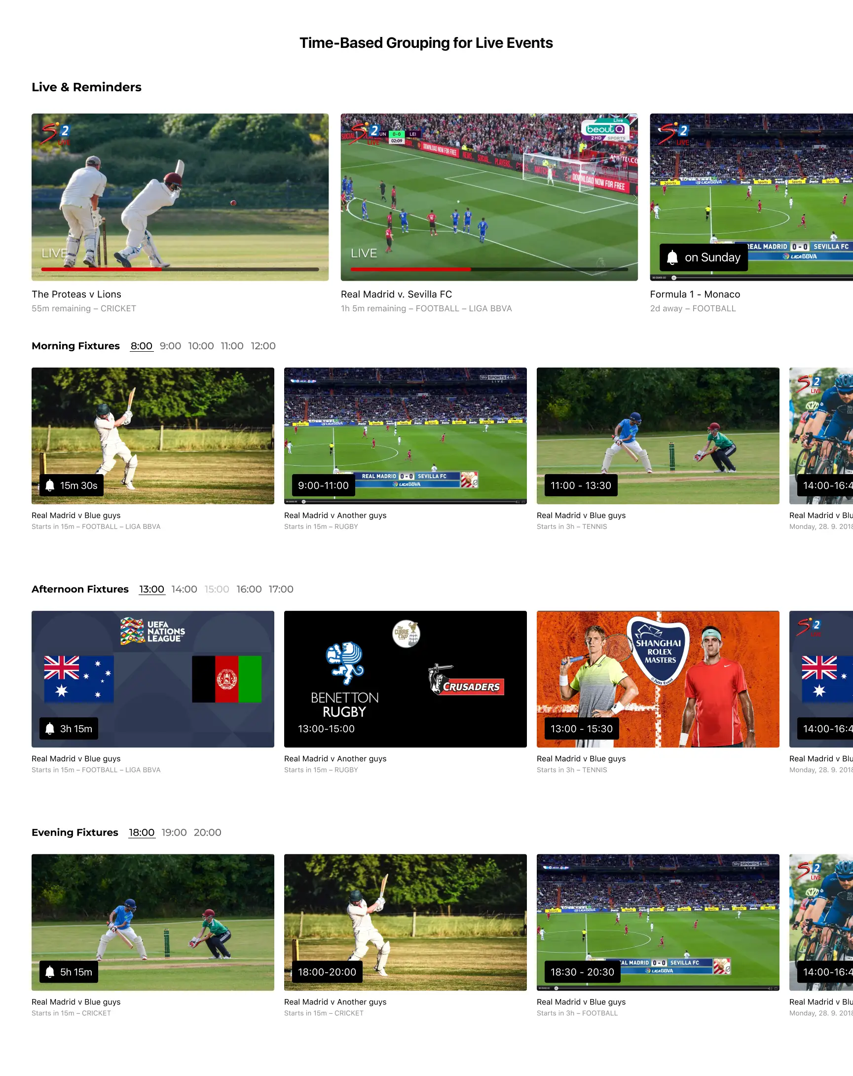 We inherited a grid-based layout from our parent company’s team—one that wasn’t content-forward and was based on assumptions rather than real data. This needed to change.
