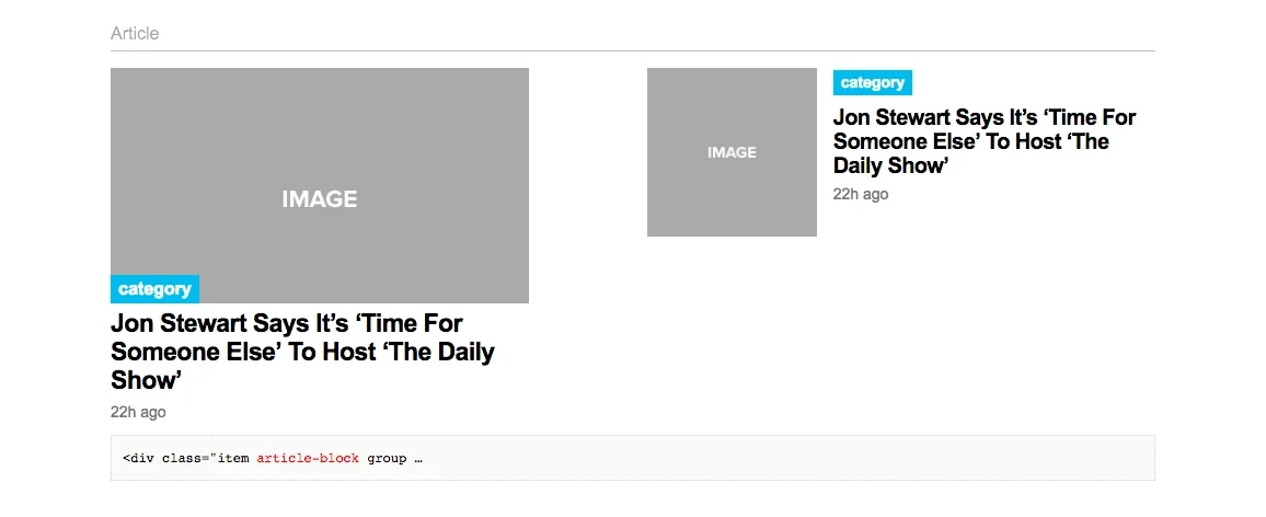 A sample of MTV's design system – Designed by Christa Field