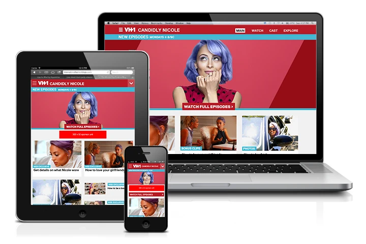 Our core design system was themed using design tokens to support other brands in the Viacom family. Visual theming by Art Director Ami Chan.