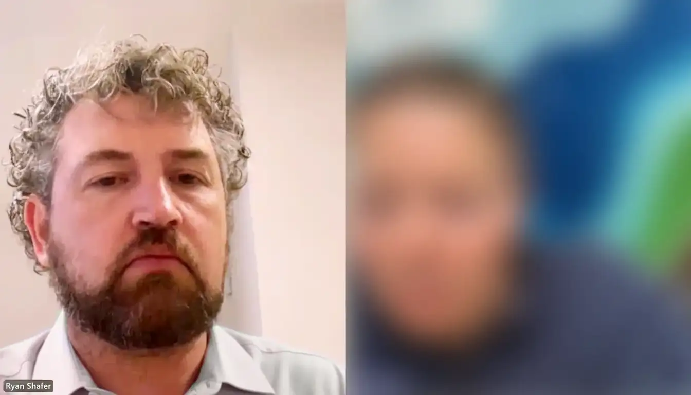 Interviewing a client to map real workflows—gathering insights to shape a product strategy grounded in actual needs.