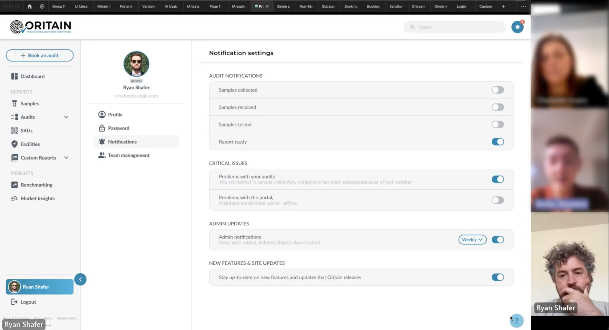 A feedback session aimed at validating client expectations, refining the experience, and surfacing potential new product opportunities.